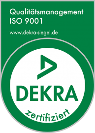 Dekra-Siegel Qualitätsmanagment