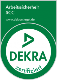 Dekra-Siegel SCC Arbeitssicherheit